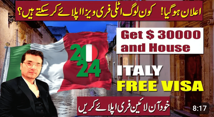 Europe's Biggest Offer: Italy Free Work Visa + 30,000 Euro Bonus Offer