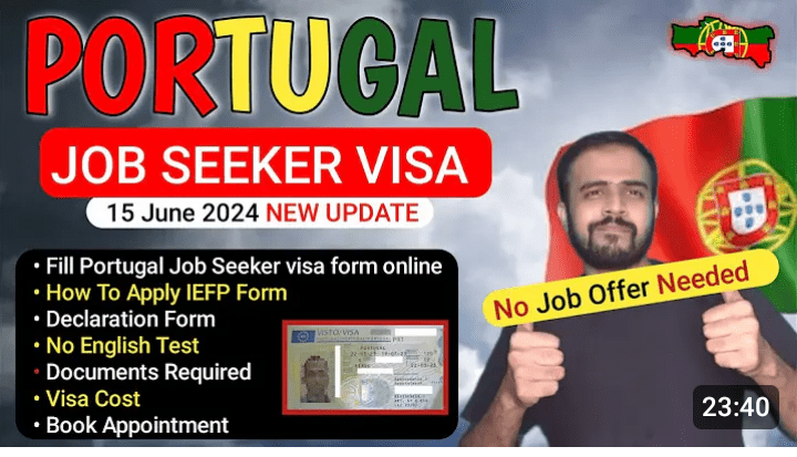 Portugal Job Seeker Visa: A Comprehensive Guide for Pakistani Job Seekers