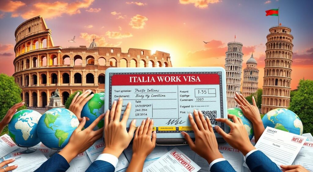 italy free work visa 30000 euro bonus offer